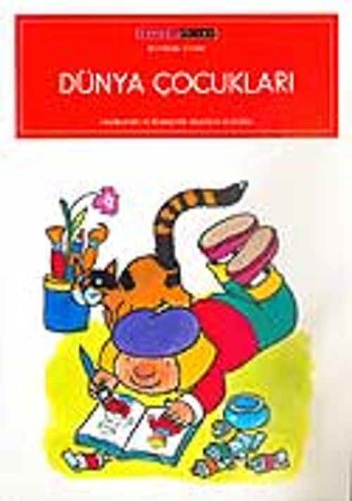 Dünya Çocukları 8 Syf. Siyah-Beyaz  Boyama Kitabı