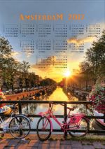 2017 Takvimli Poster - Şehirler - Amsterdam