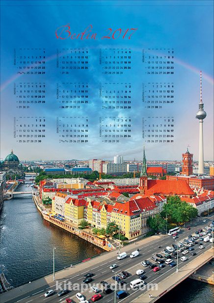 2017 Takvimli Poster - Şehirler - Berlin