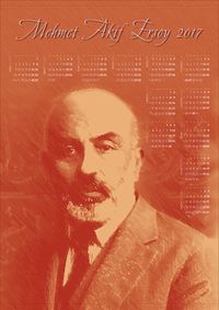 2017 Takvimli Poster - Yazarlar - Mehmet Akif Ersoy