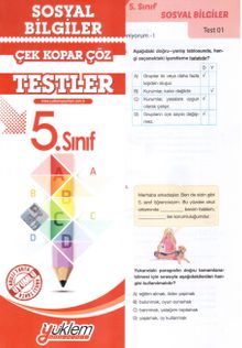 5. Sınıf Sosyal Bilgiler  Test Çek-Kopar-Çöz