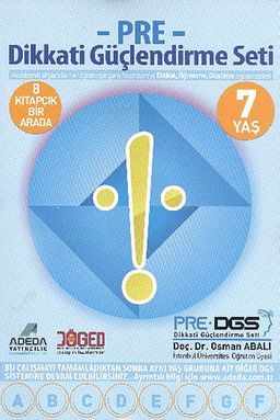 Pre-Dikkati Güçlendirme Seti & (7 Yaş-8 Kitapçık Bir Arada)