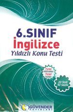 6. Sınıf İngilizce Yıldızlı Konu Testi (20 Test 40 Sayfa)