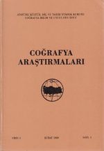 Coğrafya Araştırmaları Sayı:1
