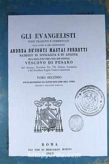 Gli Evangelisti Andrea De'conti Mastai Ferretti (6-B-8)