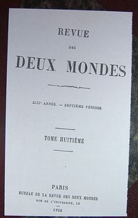 Revue Des Deux Mondes / Tome Huitieme (6-D-2)