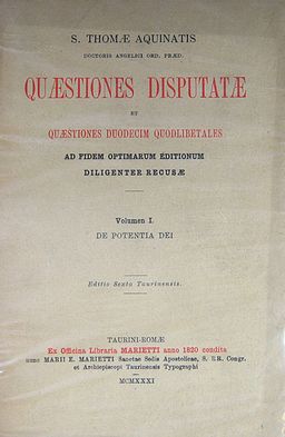 Quaestiones Disputatae (6-D-14)