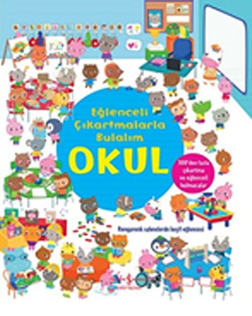Okul - Eğlenceli Çıkartmalarla Bulalım