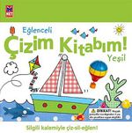 Eğlenceli Çizim Kitabım! (Yeşil) & Silgili Kalemiyle Çiz-Sil-Eğlen