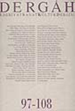 Dergah Edebiyat Sanat Kültür Dergisi 97-108 Cilt 9