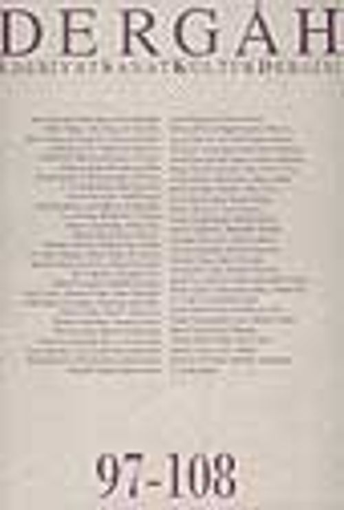 Dergah Edebiyat Sanat Kültür Dergisi 97-108 Cilt 9