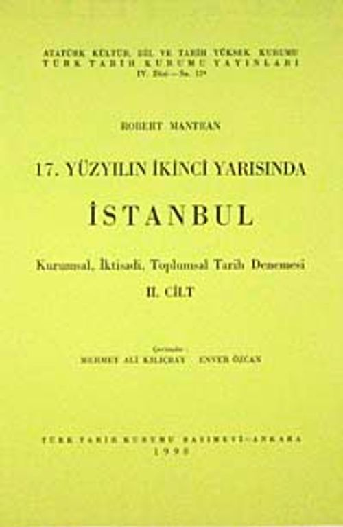 17.Yüzyılın İkinci Yarısında İstanbul Cilt 2
