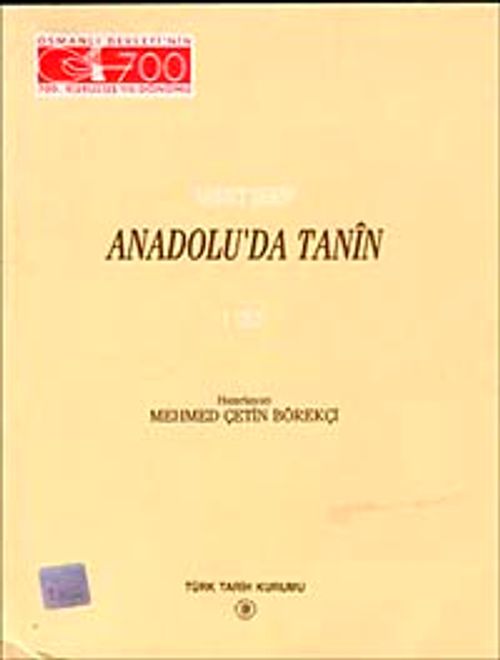 Anadolu'da Tanin Cilt 1