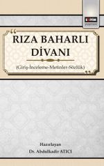 Rıza Baharlı Divanı & Giriş-İnceleme-Metinler-Sözlük