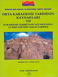 Orta Karadeniz Tarihinin Kaynakları VII