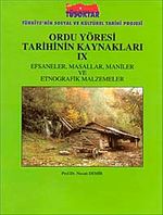 Ordu Yöresi Tarihinin Kaynakları IX