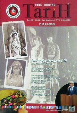 Türk Dünyası Araştırmaları Vakfı Dergisi Aralık 2016 / Sayı:360