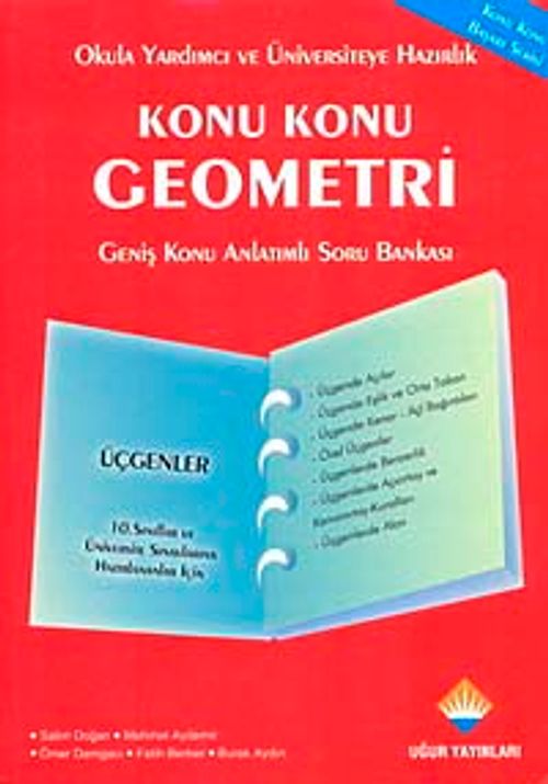 Konu Konu Geometri Üçgenler / Geniş Konu Anlatımlı Soru Bankası