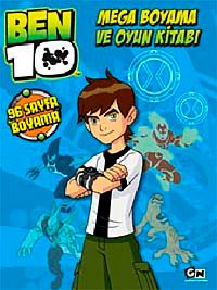 Ben 10 Mega Boyama ve Oyun Kitabı