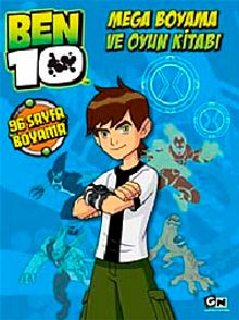 Ben 10 Mega Boyama ve Oyun Kitabı