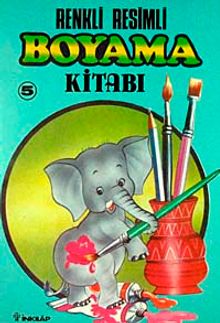 Renkli Resimli Boyama Kitabı-5