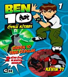 Ben 10 Öykü Kitabı-1 & Birden 10 Tane Oldular