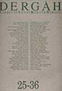 Dergah Edebiyat Sanat Kültür Dergisi 25-36 Cilt 3