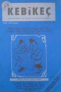Sayı 2/1995-Kebikeç-İnsan Bilimleri İçin Kaynak Araştırmaları Dergisi - Basın Yayın Tarihi