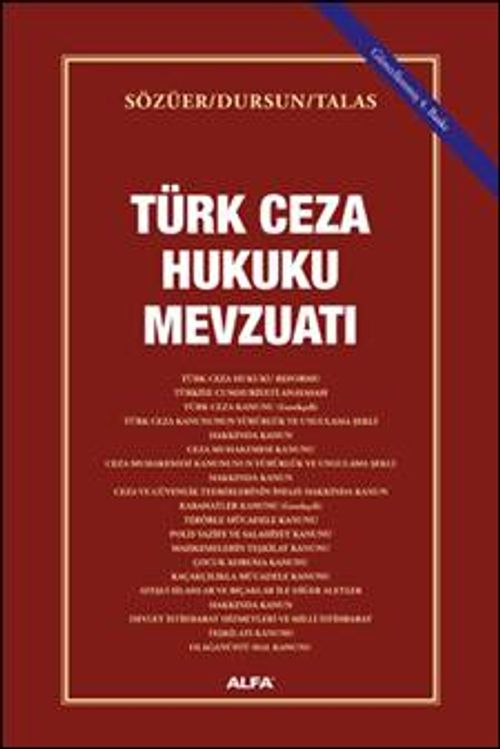 Türk Ceza Hukuku Mevzuatı