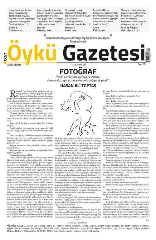Can Aylık Öykü Gazetesi Sayı:4 Ocak 2017