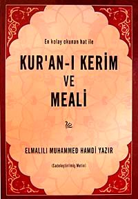 En Kolay Okunan Hat ile Kur'an-ı Kerim ve Meali (orta boy)