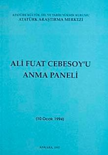 Ali Fuat Cebesoy'u Anma Paneli (10 Ocak 1994)