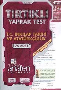 8. Sınıf T.C. İnkılap Tarihi ve Atatürkçülük Tırtıklı Yaprak Testler (75 Adet)