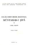 M&uuml;ntahab-ı Şifa I (Giriş-Metin) / 4-G-45