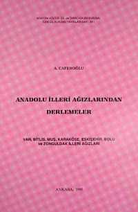Anadolu İlleri Ağızlarından Derlemeler