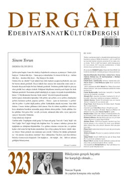 Dergah Edebiyat Sanat Kültür Dergisi Sayı 323 Ocak 2017