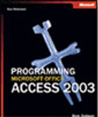 Programming Microsoft® Office Access 2003