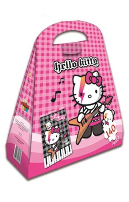 Hello Kitty Çantalı Yap Boz 140 Parça Puzzle (Kod:40620)