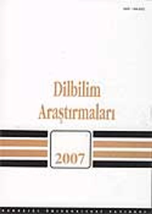 Dilbilim Araştırmaları 2007