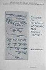 Studies on Ottoman Economic and Social History