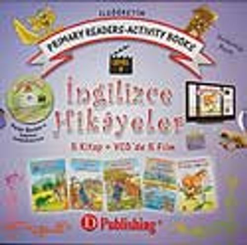 İngilizce Hikayeler (Level 3) 5 Kitap +Vcd'de 5 Film /İlköğretim Prımary Readers-Actıvıty Books