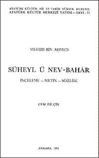 Süheyl ü Nev-Bahar & İnceleme-Metin-Sözlük