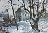 Schnee In Louveciennes 1000 Parça Puzzle (Kod:40932)