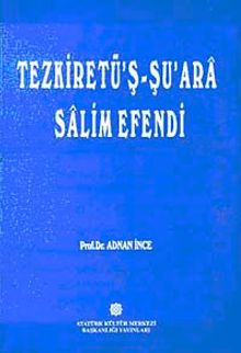 Tezkiretü'ş-Şu'ara Salim Efendi