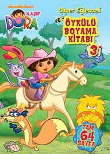 Dora-Öykülü Boyama Kitabı-3