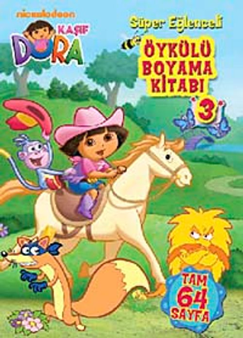 Dora-Öykülü Boyama Kitabı-3