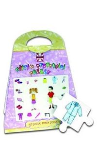 Kız-Erkek Çocuk Çantalı 30 Parça Puzzle (Kod:40813)