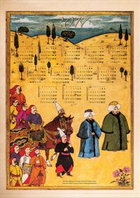 2017 Takvimli Poster - Minyatürler - Surname - Hediye At