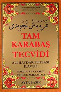 Kur'an-ı Kerim Elifbası & Tam Karabaş Tevcidi İlaveli (Orta Boy Kod:046)