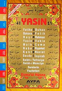 41 Yasin Arapça Orta Boy 5 Renk (Kod:010)